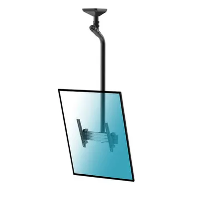 Kimex Neigbare Deckenhalterung für 43-75"-Fernseher, Vertikalmodus, Höhe 175 cm, VESA 400x400, max. 50 kg