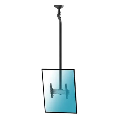 Kimex Neigbare Deckenhalterung für 43"-75"-Fernseher, Vertikalmodus, 225 cm Höhe, VESA 400x400, max. 50 kg