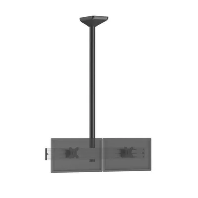Kimex 031-4232K2 Deckenhalterung für 2 Bildschirme 17 bis 32" VESA 75x75 bis 100x100 Max 13Kg