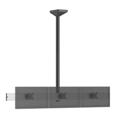 Kimex 031-4332K2 Deckenhalterung für 3 Monitore 17 bis 32" VESA 75x75 bis 100x100 Max 19,5Kg