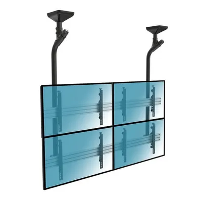 Kimex Deckenhalterung für 4 TV-Bildschirme 45"-55", VESA 600x400, max. 50 kg