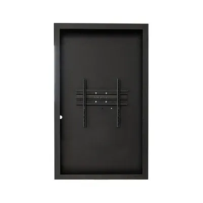 Kimex 033-2001K Vitrinenhalterung VESA 200x200 bis 400x600 50kg Schwarz Innen