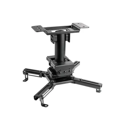 Kimex Deckenhalterung für Projektoren, Höhe 25 cm, max. 45 kg, Schwarz
