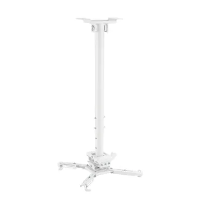 Kimex Deckenhalterung für Projektoren, Höhe 60–90 cm, Weiß