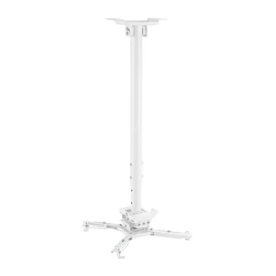 Kimex Deckenhalterung für Projektoren, Höhe 75–115 cm, Weiß