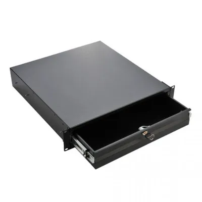 Kimex Auszugsschublade für 19" 2U Rack-Schrank