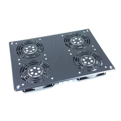 Kimex-Oberteil mit 4 Lüftern für 19"-Rack-Schrank mit Thermostat