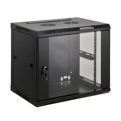 Kimex 19"-Wandmontage-Rack-Schrank 600 x 450 mm 18 HE