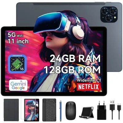 Tablet KINGRID T90 WiFi 11" 8GB 128GB Grau