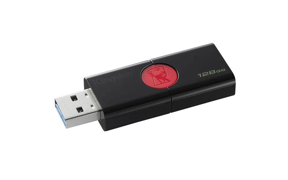 Kingston Technology DataTraveler 106 USB-Stick 128 GB USB Typ-A 3.2 Gen 1 (3.1 Gen 1) Schwarz, Rot