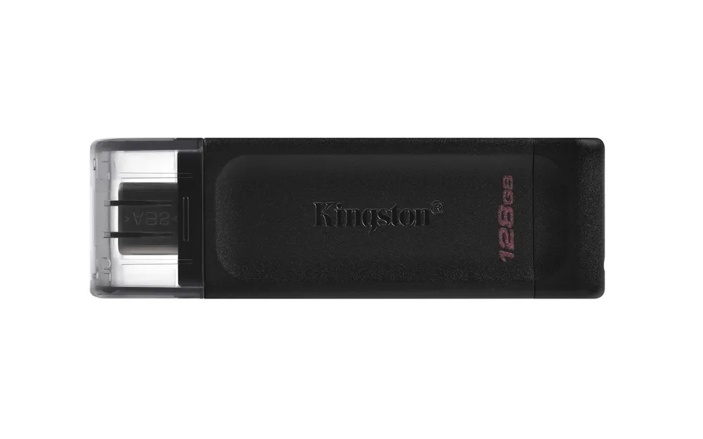 Kingston Technology DataTraveler 70 USB-Stick USB Typ-C 3.2 Gen 1 (3.1 Gen 1) Schwarz (DT70/128GB)