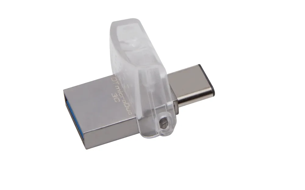 Kingston Technology DataTraveler microDuo 3C 128GB USB-Stick USB Type-A / USB Type-C 3.2 Gen 1 (3.1 Gen 1) Silber