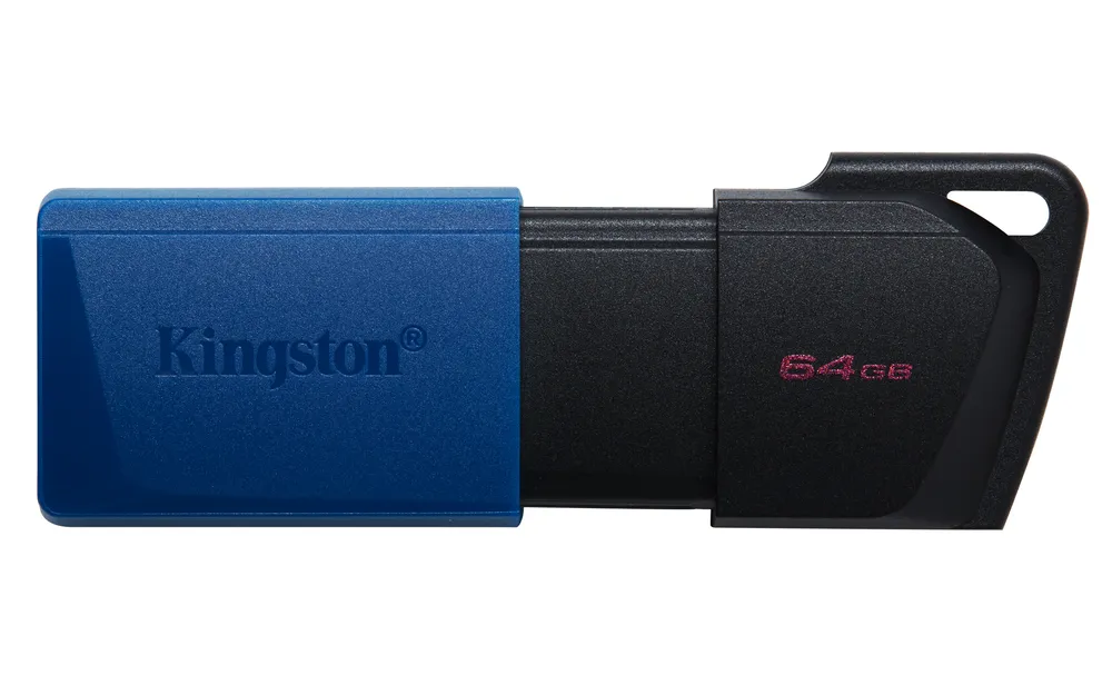 USB-Stick Kingston DataTraveler Exodia M 64GB USB 3.2 Gen 1 Schwarz Blau 2er Pack