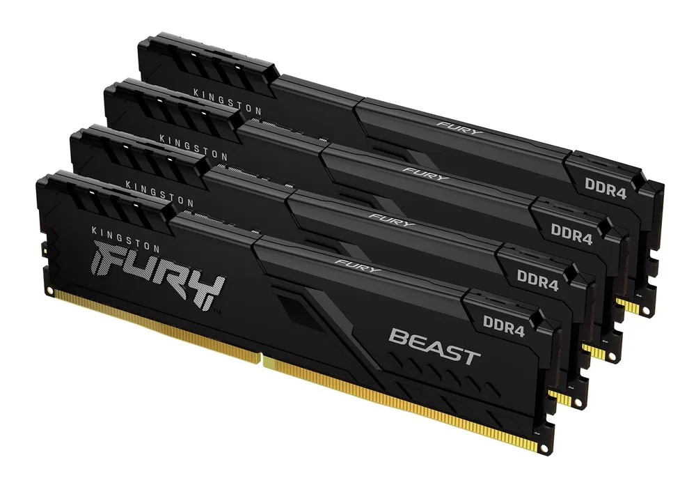 Kingston Technology FURY Beast Speichermodul 4 x 32 GB 1600 MHz