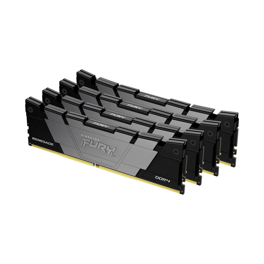 Arbeitsspeicher RAM Kingston FURY Renegade 32GB 4x8GB DDR4 3600MHz CL16 Schwarz Intel XMP