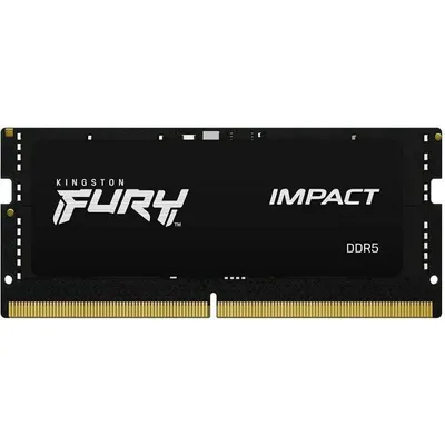 Memoria RAM Kingston FURY Impact 8GB 1x8GB DDR5 4800MHz CL38 Intel XMP Schwarz
