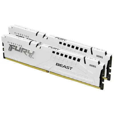 Memoria RAM Kingston 64GB DDR5 6400MT/s FURY Beast White EXPO Kit of 2