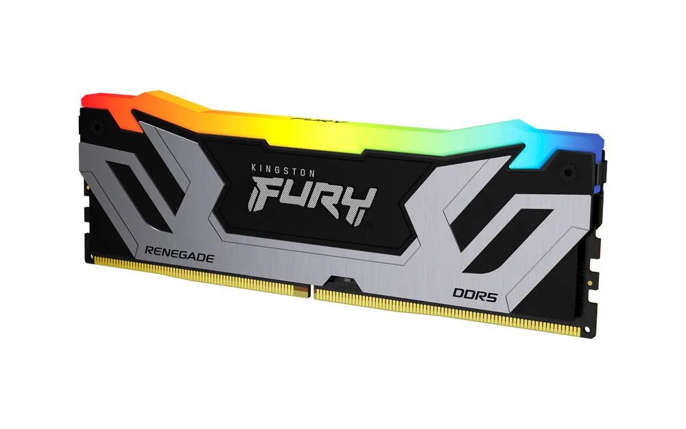Memoria RAM Kingston FURY Renegade RGB 24GB 1x24GB DDR5 8400MHz CL40 Intel XMP Silber