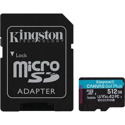Kingston Technology Canvas Go! Plus MicroSD UHS-I Klasse 10 (SDCG3/512GB)