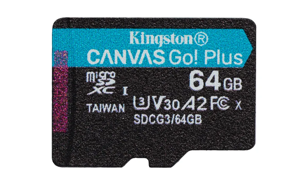 Kingston Technology Canvas Go! Plus MicroSD UHS-I Klasse 10 (SDCG3/64GBSP)
