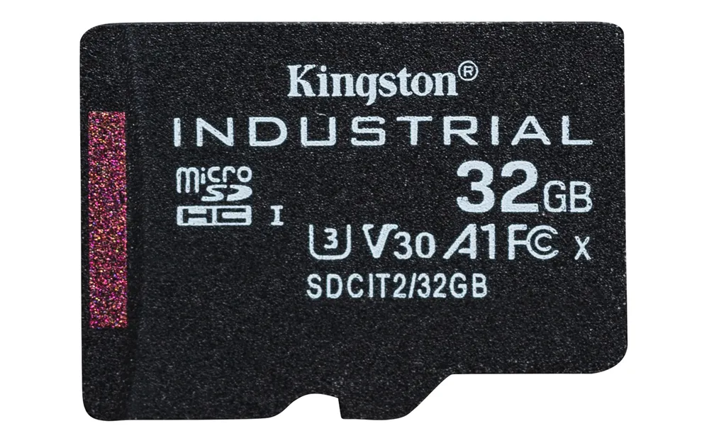 Industrial Kingston microSDHC 32GB UHS-I Class 10 U3 V30 A1 Schwarz