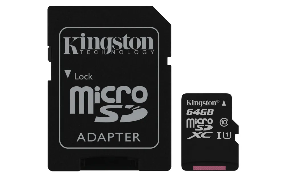 Kingston Technology Canvas Select 64 GB MicroSDXC UHS-I Klasse 10