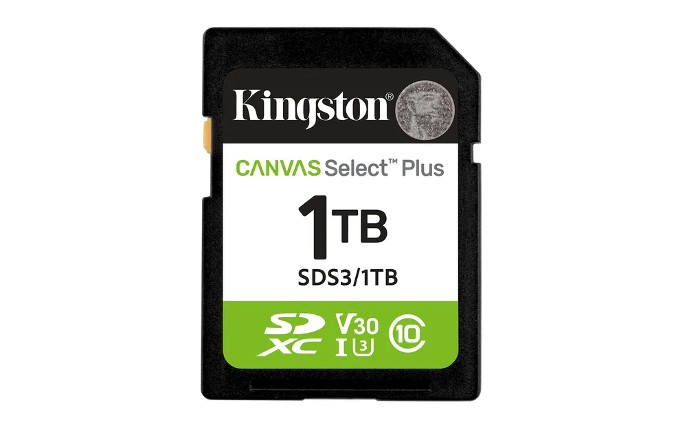 SD-Karte Kingston Canvas Select Plus 1TB UHS-I U3 V30 150MB/s