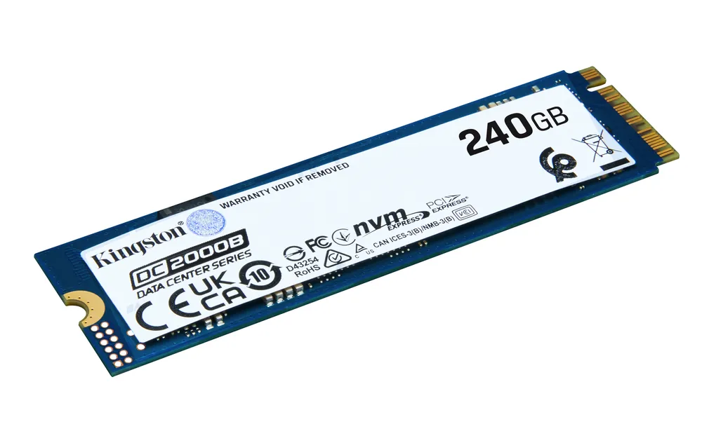 Disco Duro Kingston DC2000B 240GB SSD M.2 PCIe 4.0 4500MB/s Heatsink