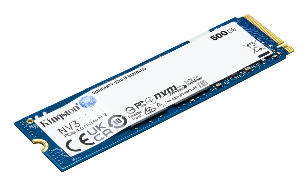 Kingston NV3 PCIe 4.0 NVMe SSD 500GB