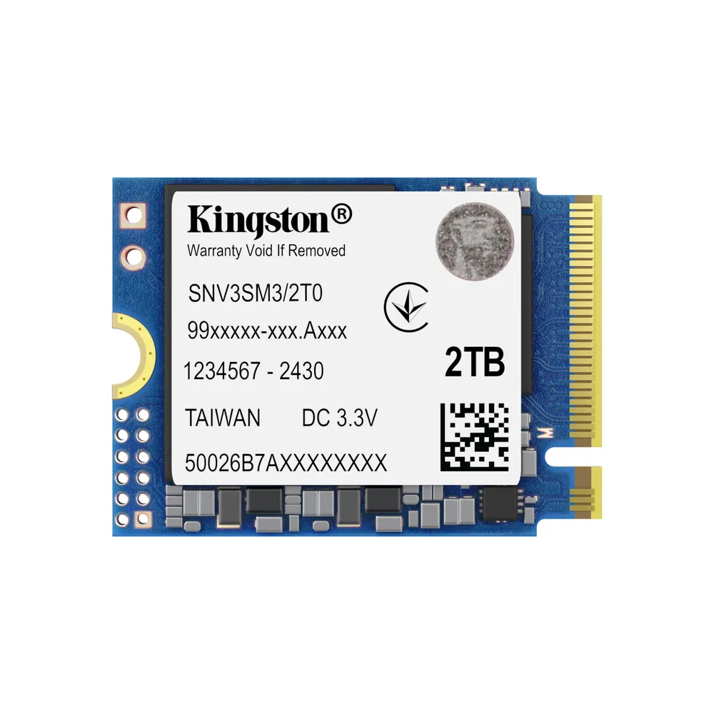 SSD Kingston NV3 M.2 2230 NVMe 2TB 6000MB/s PCIe 4.0 SSD Kingston NV3 M.2 2230 NVMe 2TB 6000MB/s PCIe 4.0