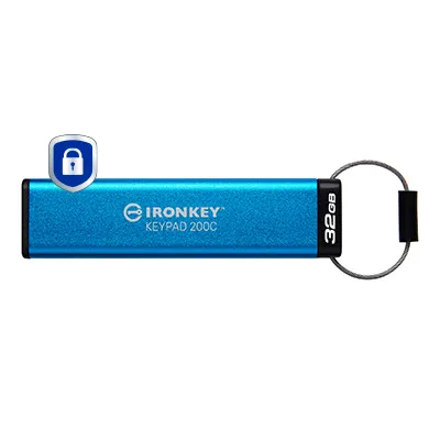 Kingston IronKey Keypad 200C | ikkp200c/32gb | USB-Flash-Laufwerk