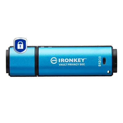 Kingston IronKey Vault Privacy 50C IKVP50C | ikvp50c/512gb |