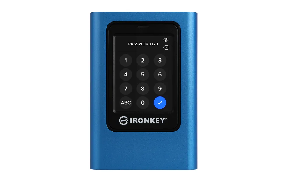 Kingston IronKey Vault Privacy 80 External SSD 1.92TB | ikvp80es/1920g | USB-C 3.0