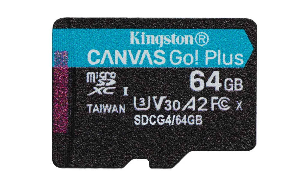 Kingston Canvas Go! Plus | sdcg4/64gbsp | Flash-Speicherkarte