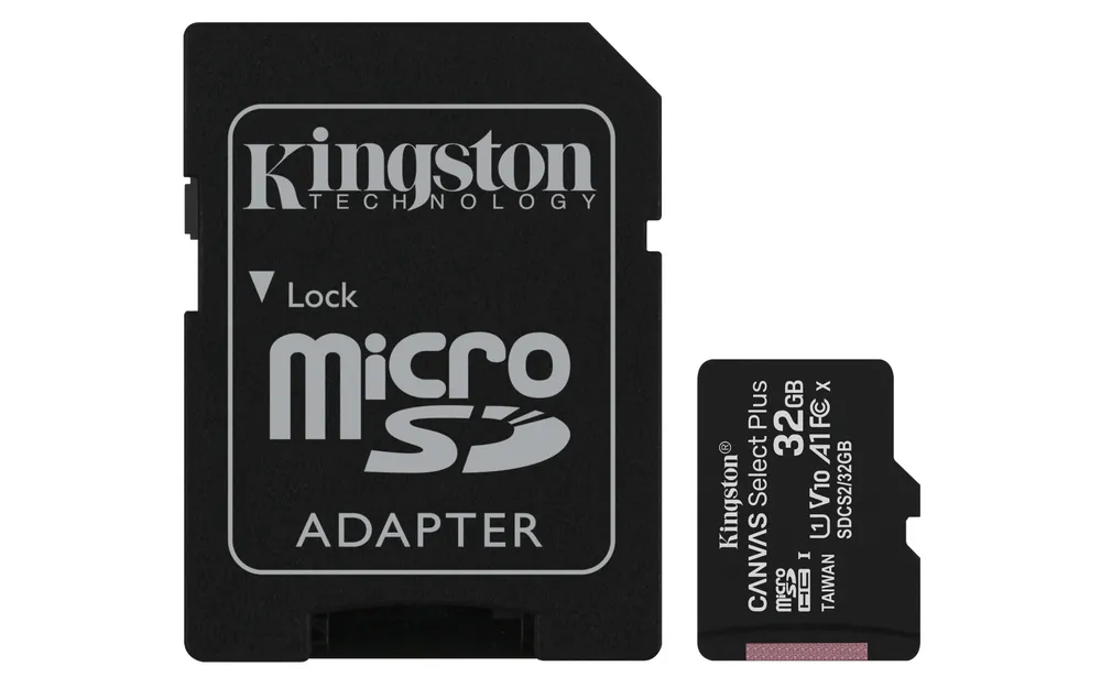 Kingston Canvas Select Plus | sdcs2/32gb-3p1a | 32 GB - MicroSDHC