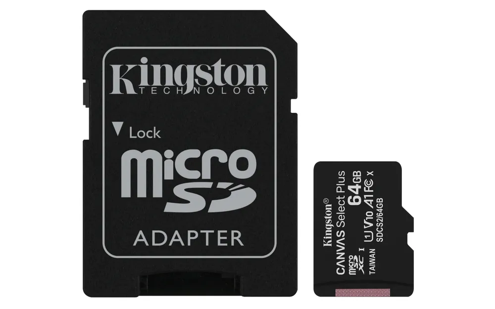 Kingston E SD MicroSD Card 64GB Kingston SDXC Canvas+ (Class10) m.Ad | sdcs2/64gb | Micro SD
