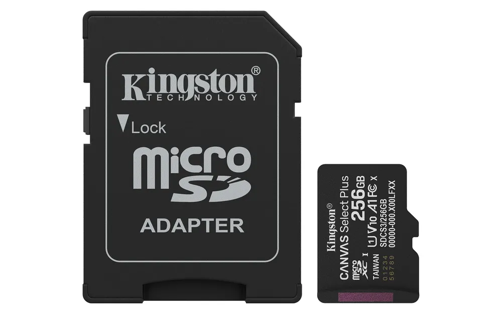 Kingston Canvas Select Plus | sdcs3/256gb | Flash-Speicherkarte (SD-Adapter inbegriffen)