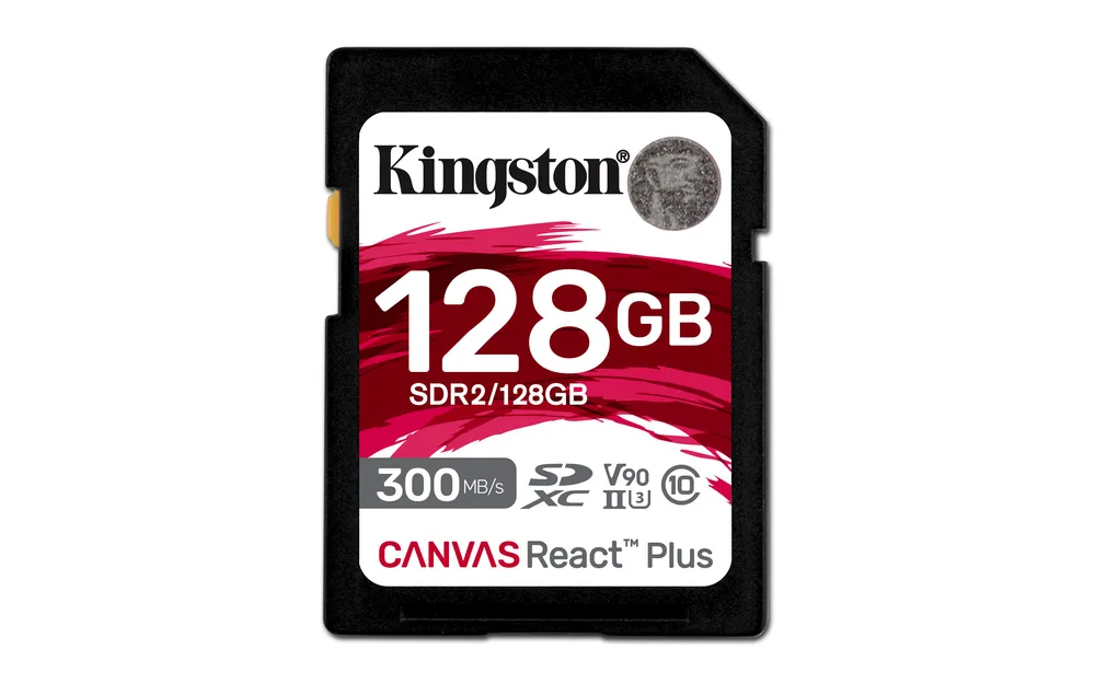 Kingston Canvas React Plus | sdr2/128gb | Flash-Speicherkarte