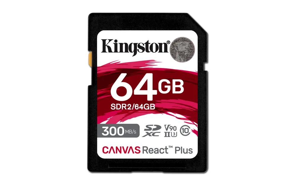 Kingston Canvas React Plus | sdr2/64gb | Flash-Speicherkarte