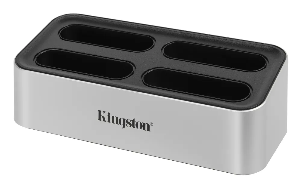 Kingston Technology Workflow Station USB 3.2 Gen 2 (3.1 Gen 2) Type-C Schwarz, Silber