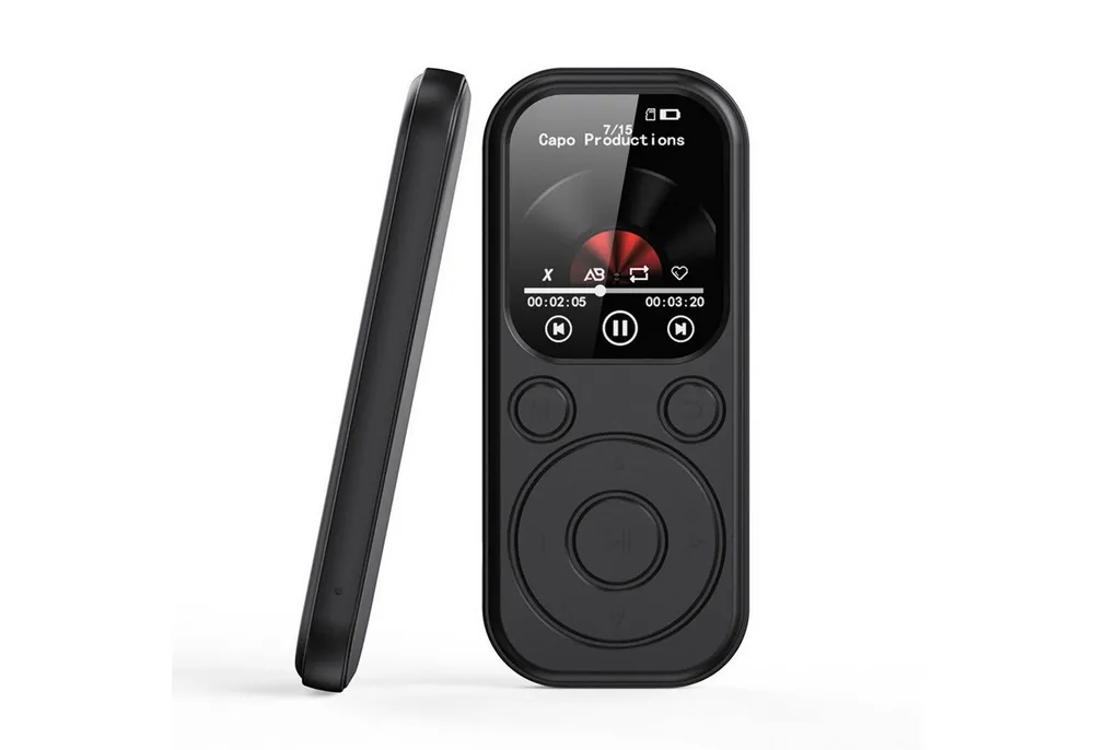 KINSI Bluetooth 5.4 MP3 MP4 Player mit 32GB Speicherkarte, IPS Display MP3-Player (FM-Empfang, E-Books, 7 integrierte EQ-Effekte)
