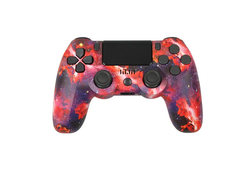 KINSI Wireless Gamepad, Controller, Bluetooth, für PS4 PlayStation 4-Controller (Doppelte Vibration, wiederaufladbare Batterie)