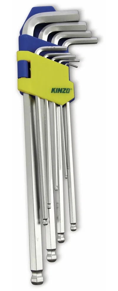 KINZO Innensechskantschlüssel-Set lang