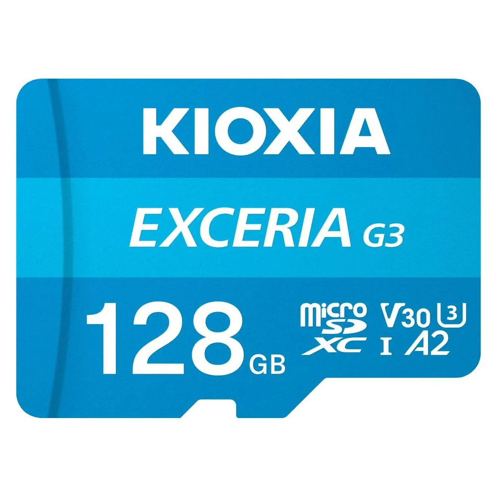 MicroSD-Karte Kioxia EXCERIA G3 128GB UHS-I U3 V30 A2