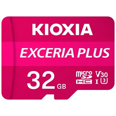 Kioxia Exceria Plus MicroSDXC 32 GB UHS-I U3 V30 A1 Klasse 10