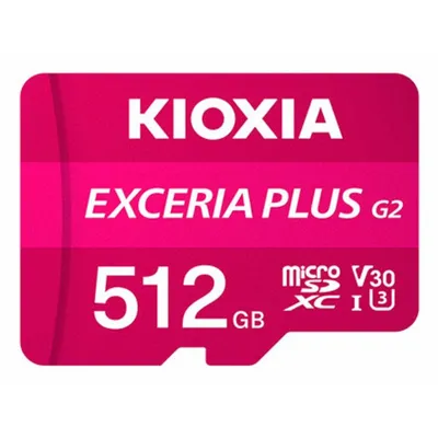 MicroSDXC Karte Kioxia LMPL2M512GG2 512GB Klasse 10 UHS-I 100MB/s Rosa