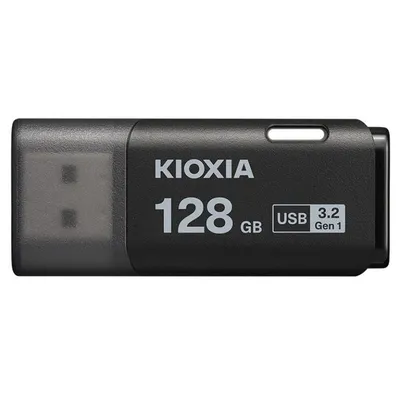 Kioxia TransMemory U301 USB 3.2 Flash-Laufwerk 128 GB Schwarz