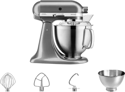 KitchenAid 5KSM185PSEMS Medaillon Silber