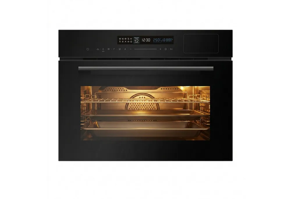 KKT KOLBE Einbau-Mikrowelle EBMS4503S2, Grill, Grill und Heißluft, Heißluft, Dampfgarfunktion, 50 l, 50 l Backofen / 800 Watt Mikrowelle / 60cm / Autark / Heißluft / Grill