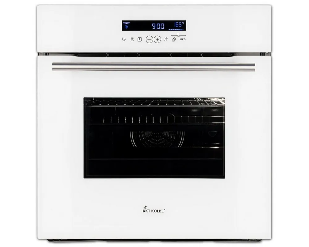 KKT KOLBE Einbaubackofen Backofen Elektroherd EB8015W, mit 2-fach Teleskopauszug, DampfClean, 60 cm / Heißluft / Einbauherd / Kochmulde / Selbstreinigung